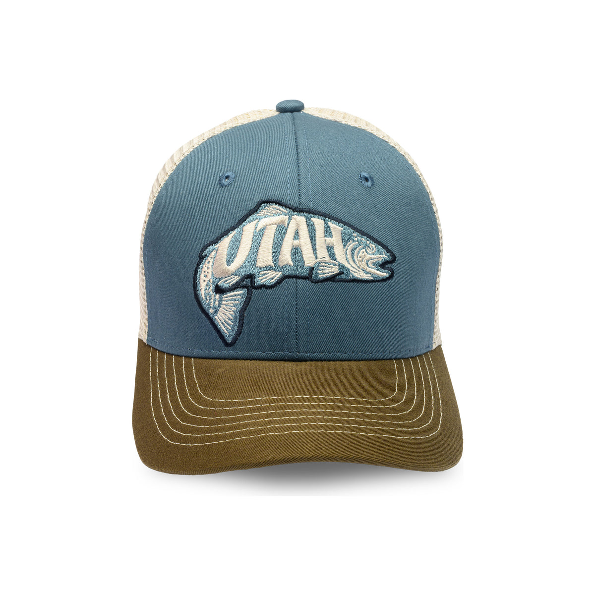 UT TROUT-Blue-Olive-Khaki Mesh