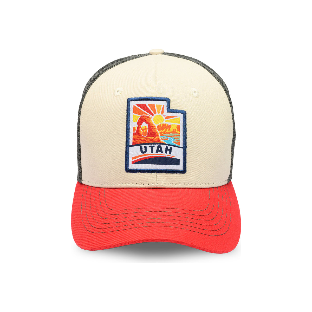 UT WL-Stone-Red-Charcoal Mesh
