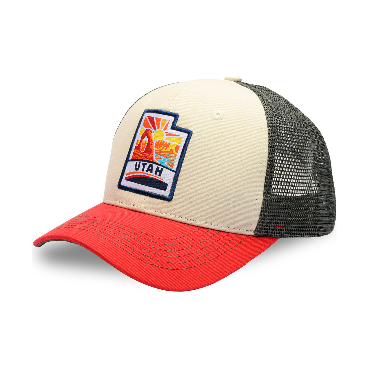 UT WL-Stone-Red-Charcoal Mesh