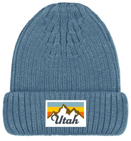 UT Peak Blue Beanie