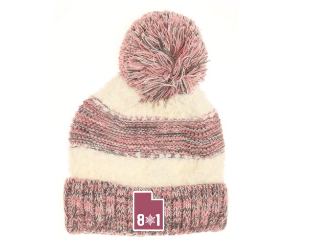 UT 801 Snowflake Pink Beanie