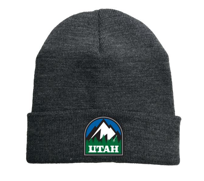 UT Mountain Charcoal Beanie