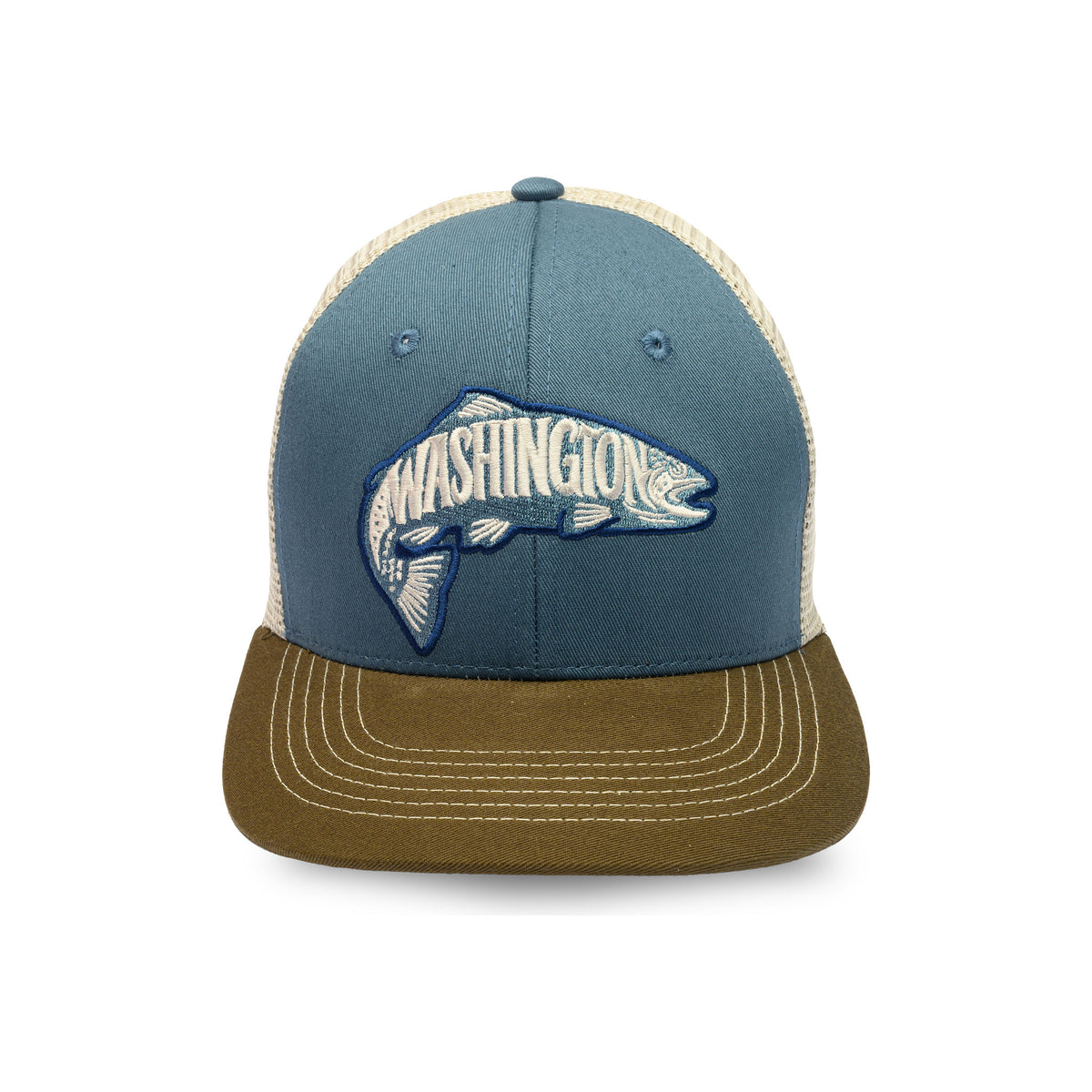 WA TROUT-Blue-Olive-Khaki Mesh