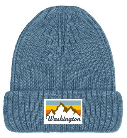 WA Peak Blue Beanie