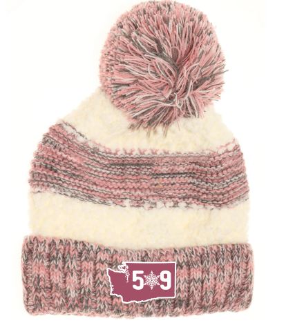 WA 509 Snowflake Pink Beanie