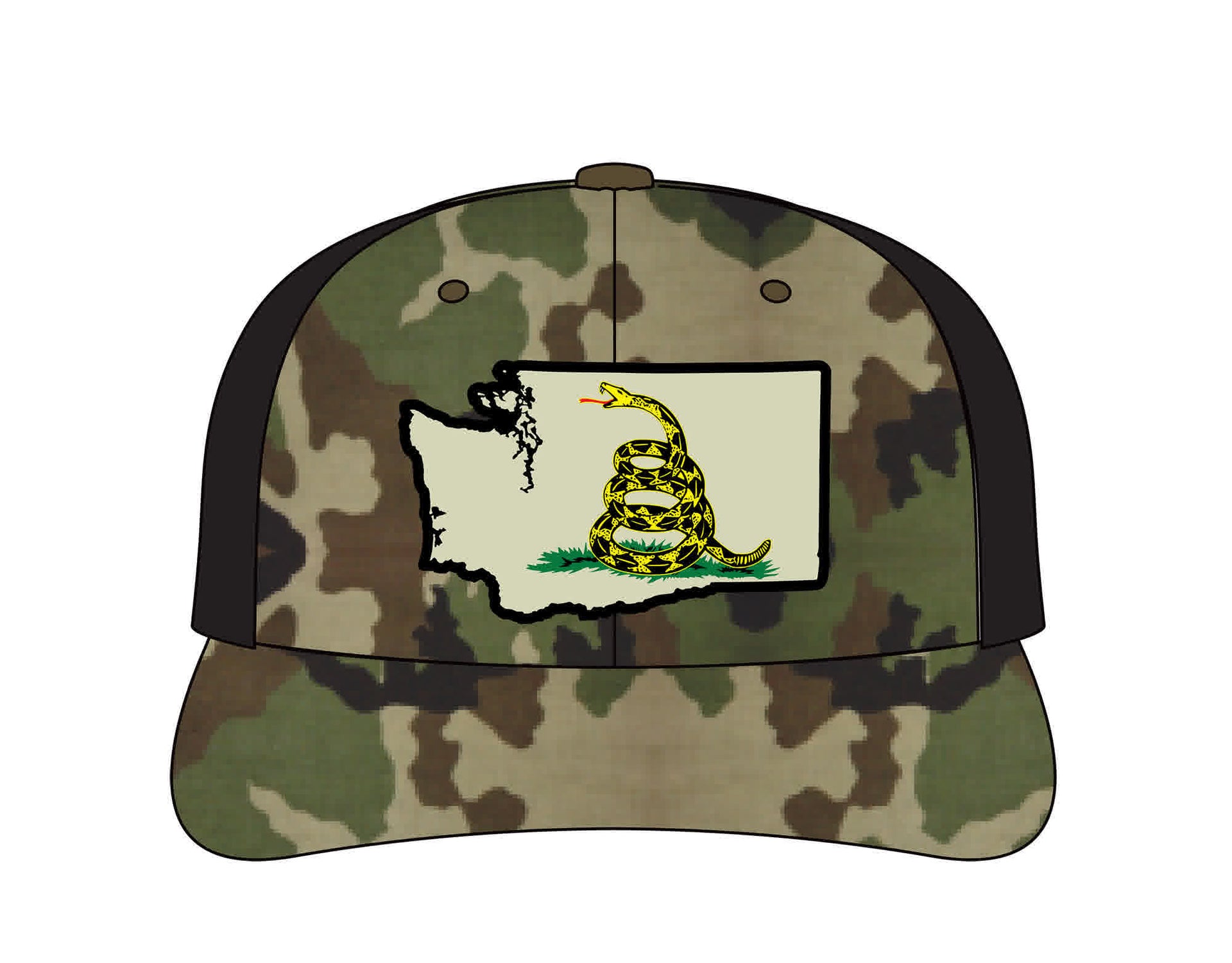 WA DTOM Camo-Black