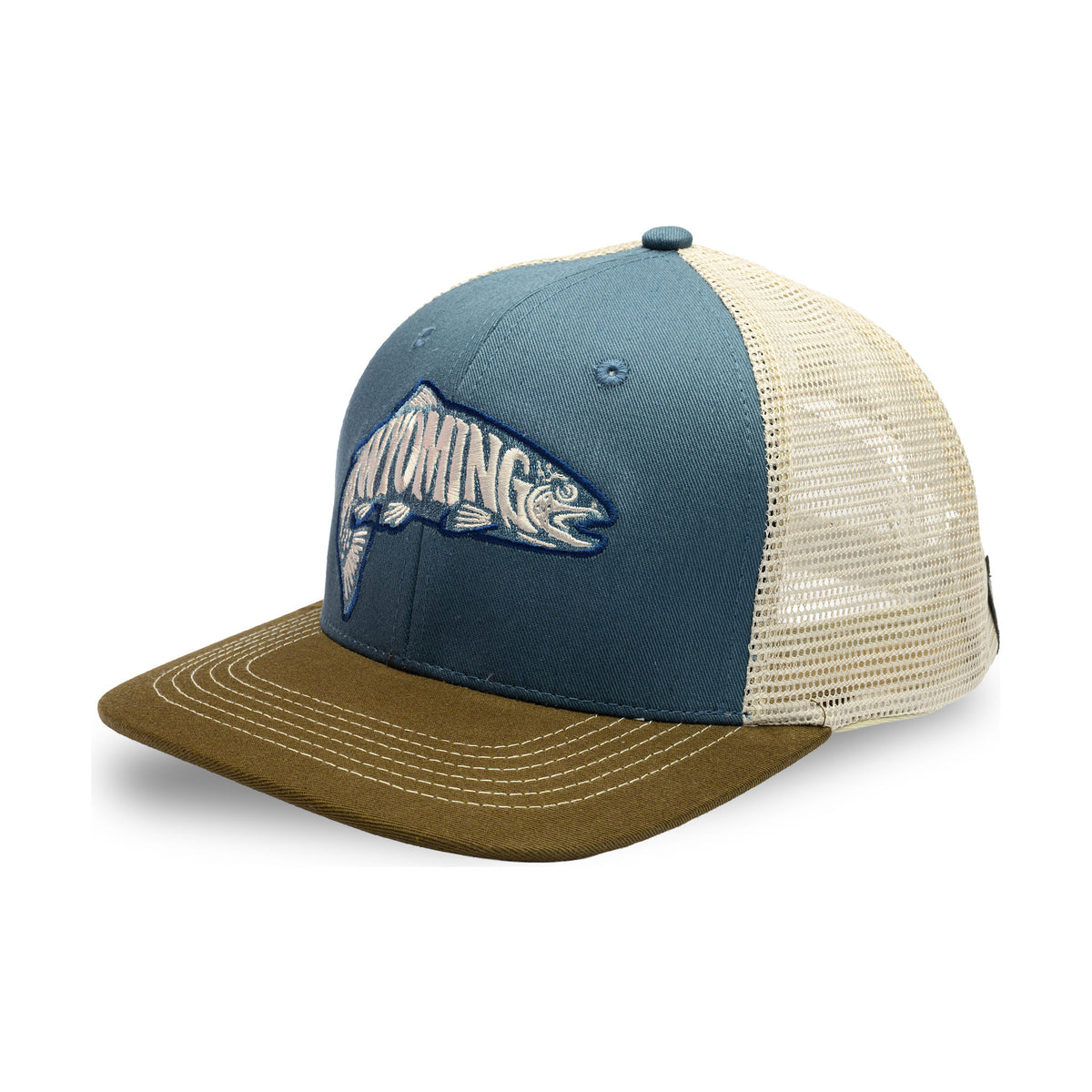 WY TROUT-Blue-Olive-Khaki Mesh