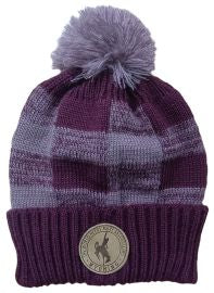 WY Bigfoot Plum Beanie