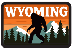 WY Bigfoot Velcro Patch