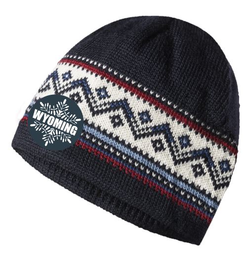 WY Alpine Navy Beanie