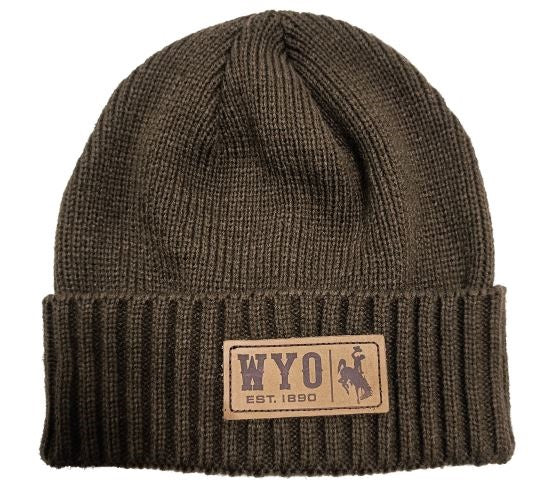 WY Est. Brown Beanie