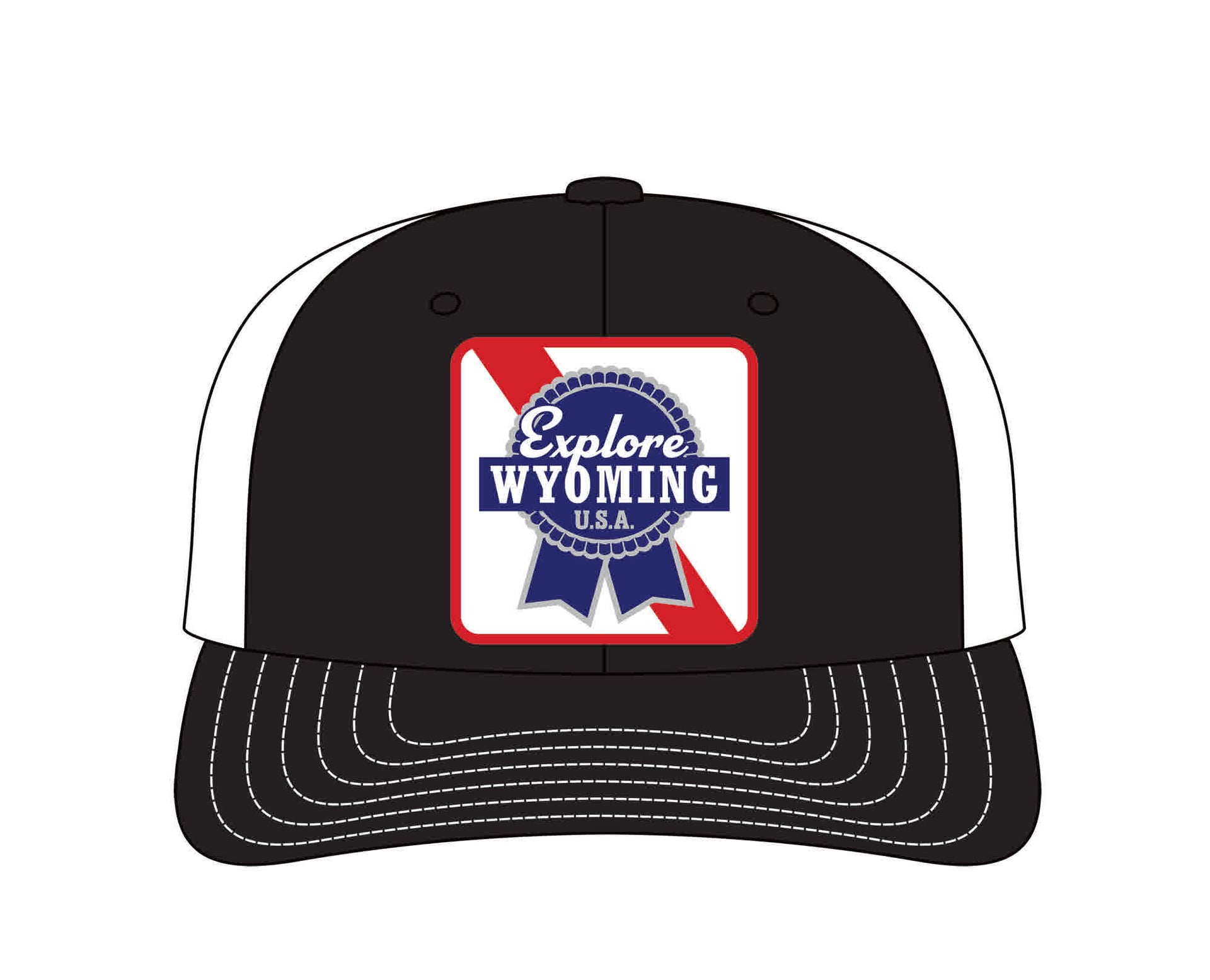 WY Blue Ribbon Black-white