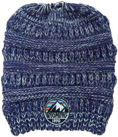 WYOMING PURPLE PONY BEANIE