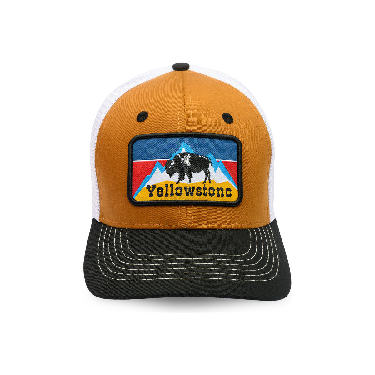 Yellowstone Bison-Rust-Black-White