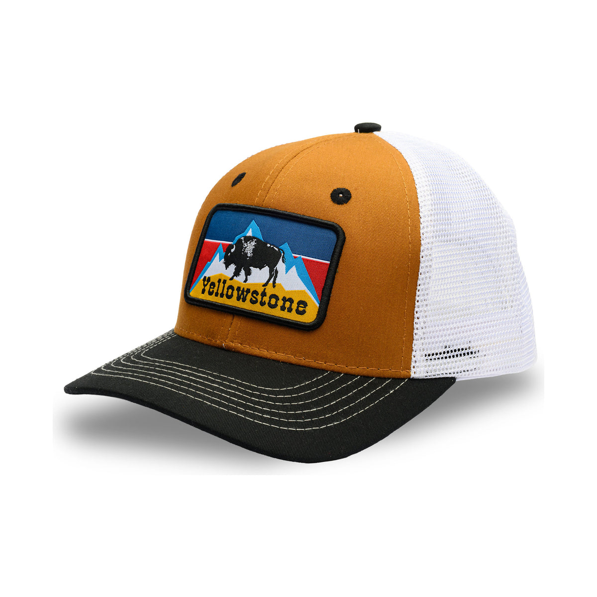 Yellowstone Bison-Rust-Black-White