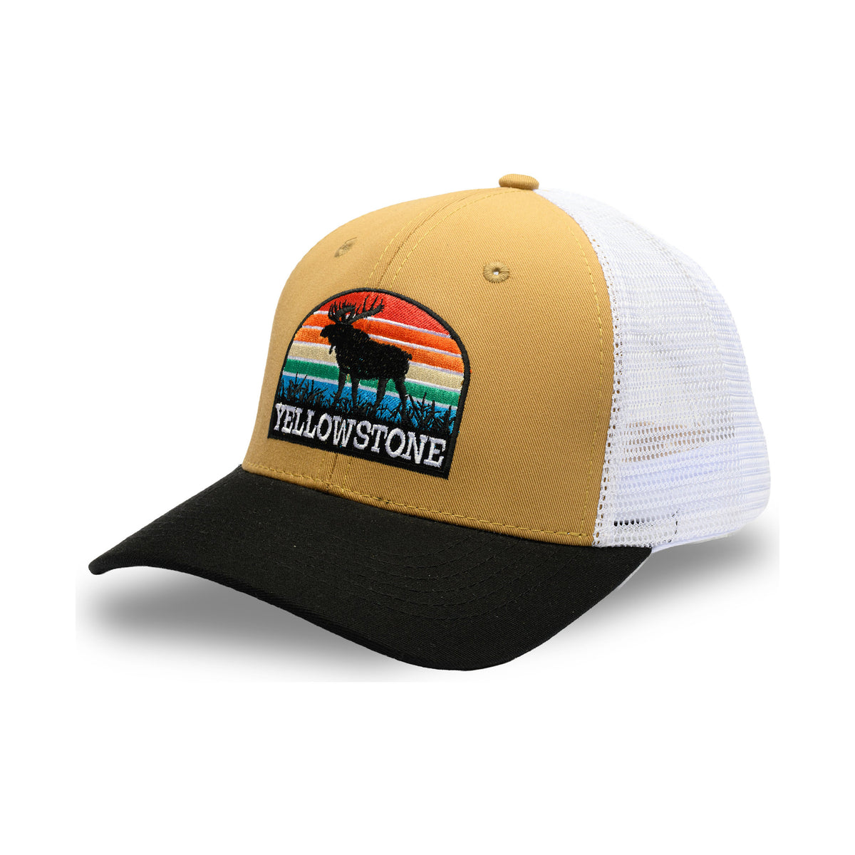 Yellowstone Moose-Tan-Black-White